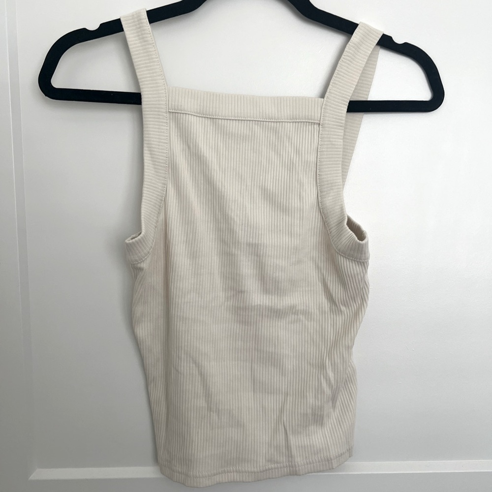 NWT ❣️J.Crew XS Vintage Rib Wide-Strap Tank Top - Picture 3 of 6